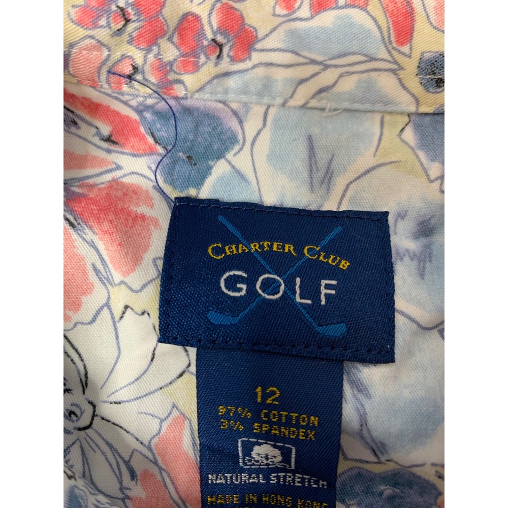 Charter Club Golf Floral Sleeveless Top & Skort skirt Set Size 12 Cottagecore - Picture 4 of 12